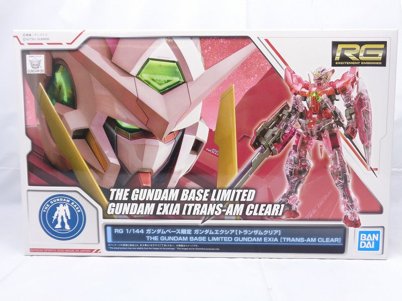 RG (Real Grade) 1/144 Gundam Base Limited Gundam Exia [Transam