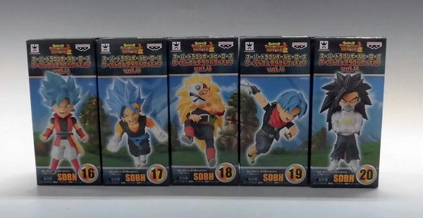 Super Dragon Ball Heroes World Collectable Figure Vol.4 5 types set 38842 | animota
