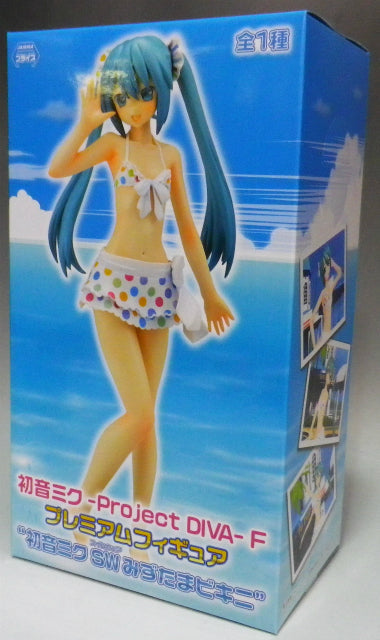 Sega Hatsune Miku -PROJECT DIVA -F SW Mizutama Bikini Premium Figure 26066 | animota