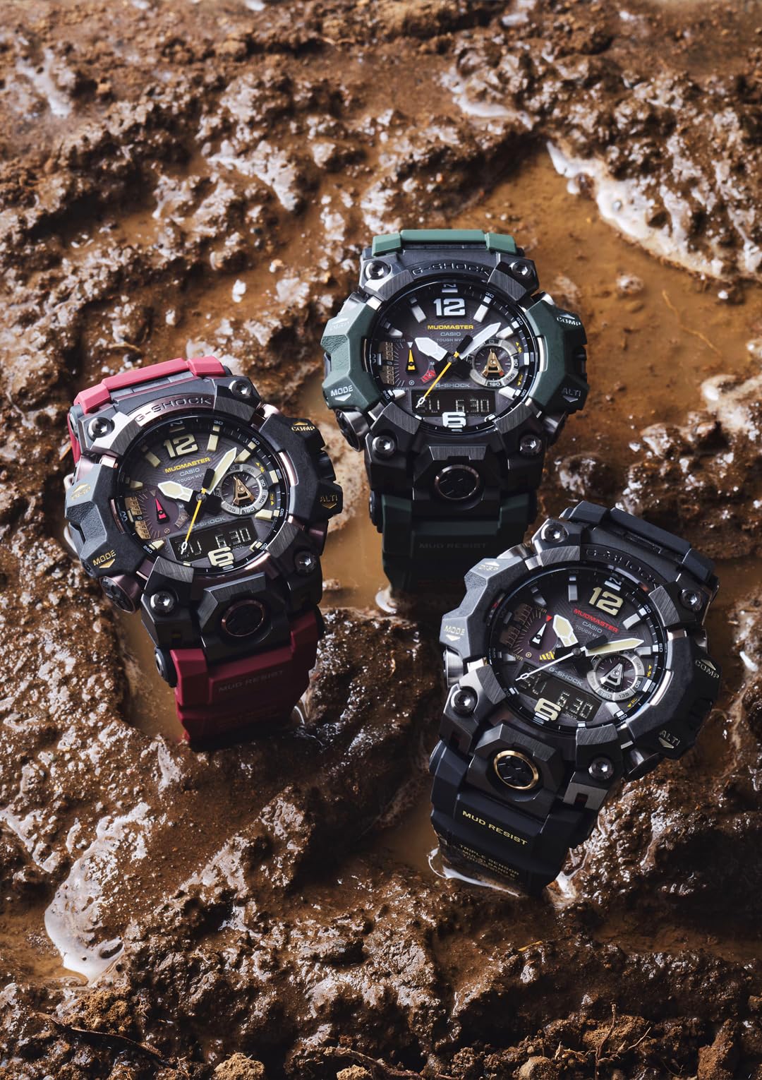 MASTER OF G - LAND - MUDMASTER - GWG-B1000-3AJF, Watches, animota
