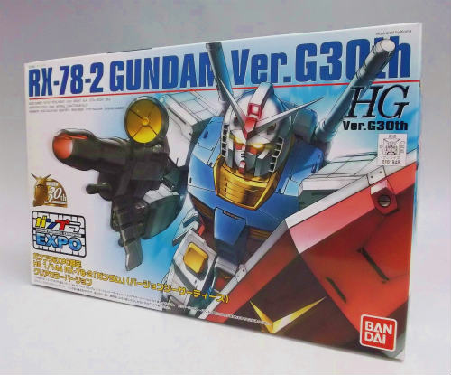 HG 1/144 RX-78-2 Gundam Ver.g30th Clear color version