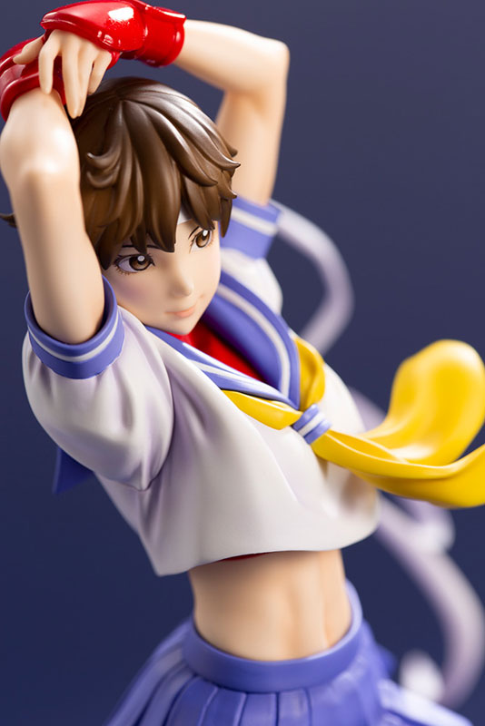 STREET FIGHTER BISHOUJO Sakura -ROUND 2- 1/7 Complete Figure | animota