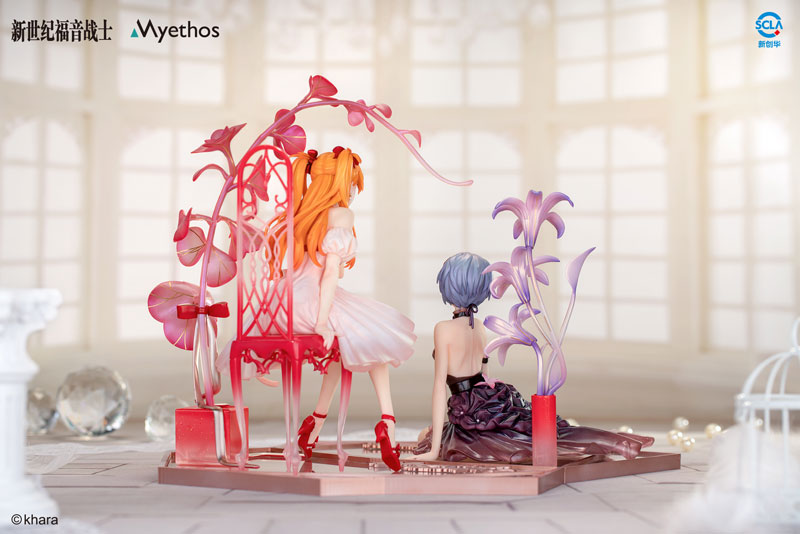 Evangelion Rei Ayanami & Asuka Langley Shikinami Whisper of Flower Ver. 1/7 Complete Figure | animota
