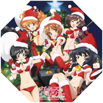 Girls und Panzer - Tabletop Mini Umbrella: Ankou Team Swimsuit Santa Ver.(Released) | animota