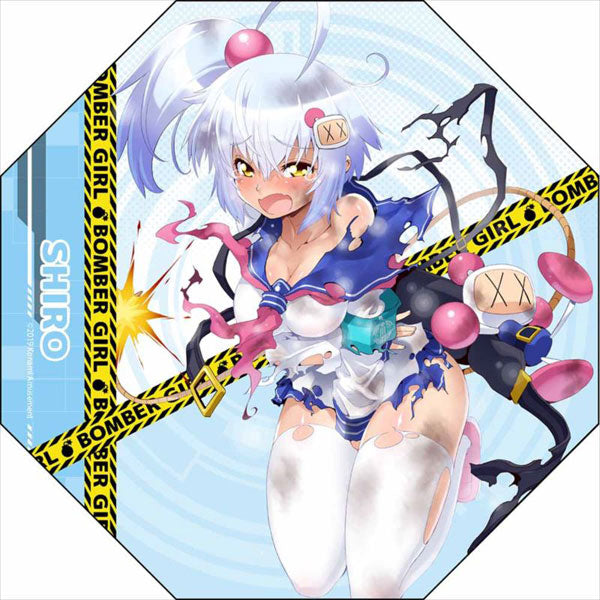 Bomber Girl Tabletop Mini Umbrella Shiro | animota