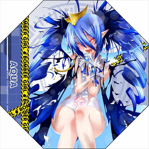 Bomber Girl Tabletop Mini Umbrella Aqua | animota