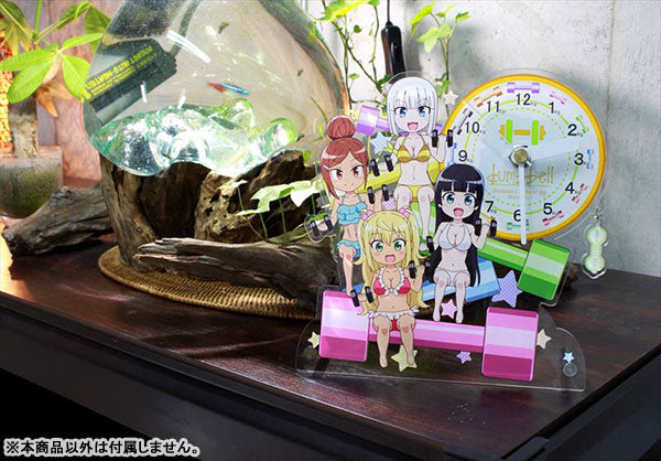 How Heavy Are The Dumbbells You Lift? Acrylic Table Clock | animota