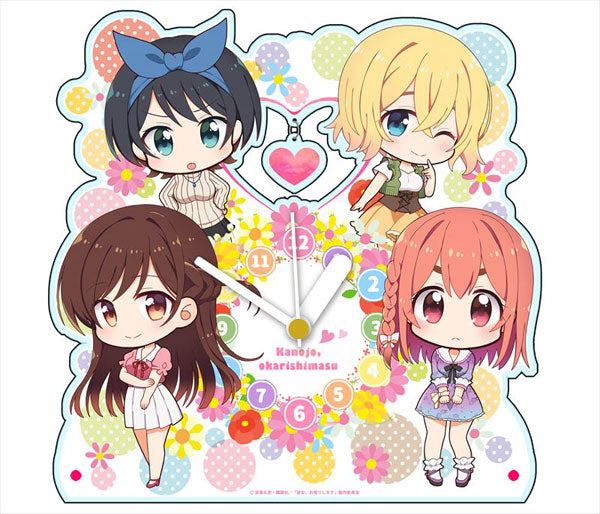 Rent-A-Girlfriend Puchichoko Acrylic Table Clock | animota