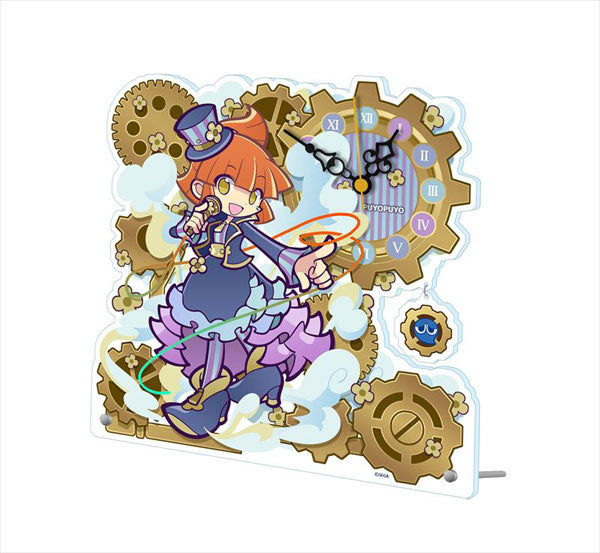 Puyo Puyo Acrylic Table Clock Steam City Arie | animota