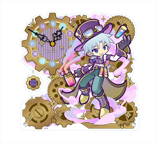 Puyo Puyo Acrylic Table Clock Steam City Schezo | animota
