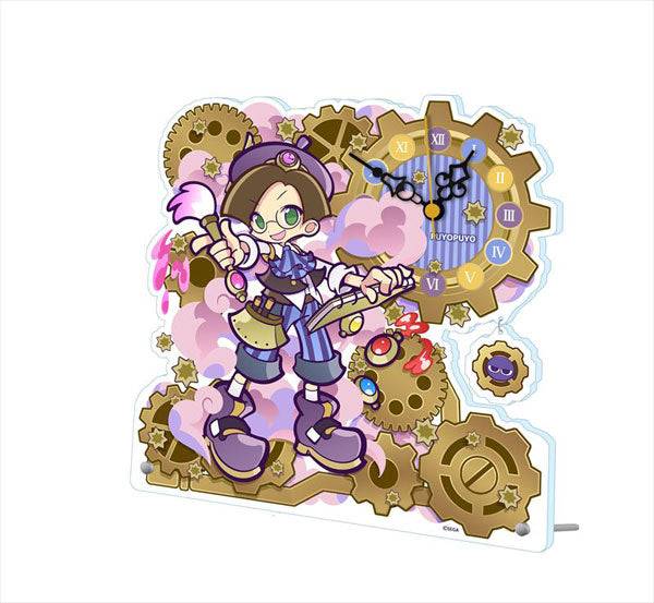 Puyo Puyo Acrylic Table Clock Steam City Klug | animota