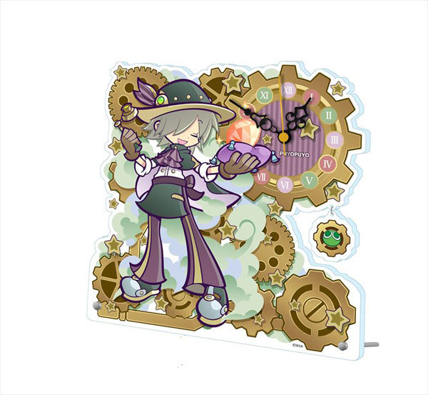 Puyo Puyo Acrylic Table Clock Steam City Lemres | animota