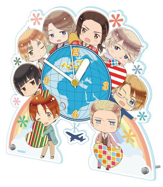 Anime "Hetalia World Stars" Acrylic Table Clock | animota