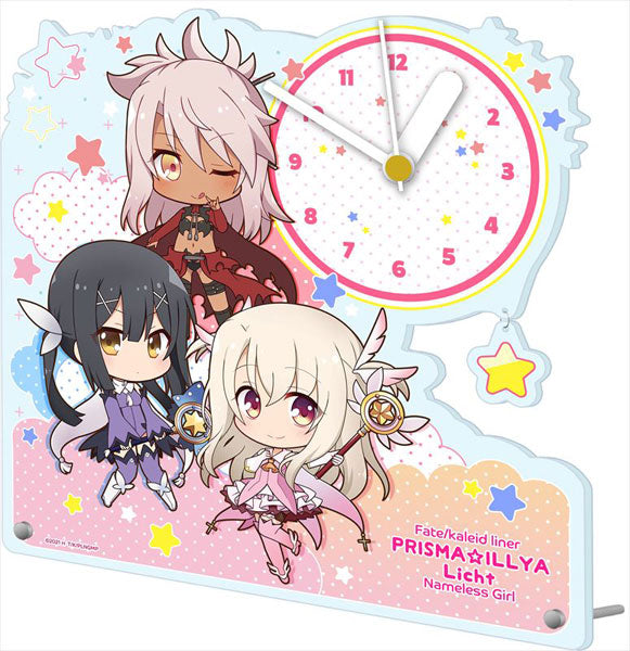 Movie "Fate/kaleid liner Prisma Illya Licht - The Nameless Girl" Puchichoko Acrylic Table Clock | animota
