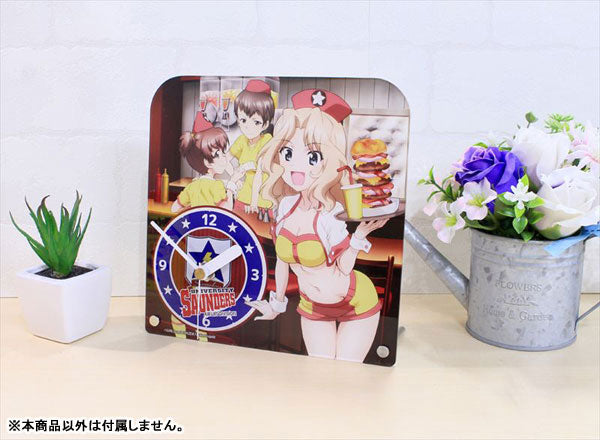 Girls und Panzer das Finale Acrylic Table Clock Saunders University High School | animota