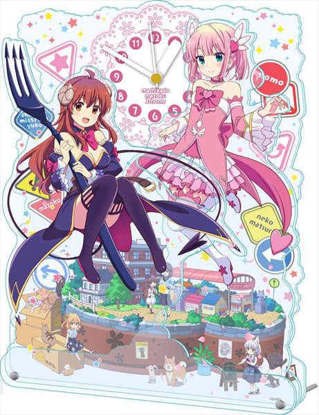 Machikado Mazoku Season 2 BIG Acrylic Table Clock | animota
