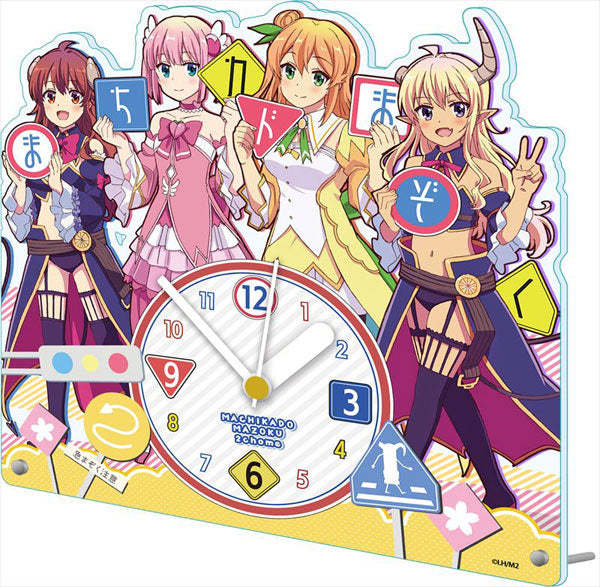 Machikado Mazoku Season 2 Acrylic Table Clock | animota