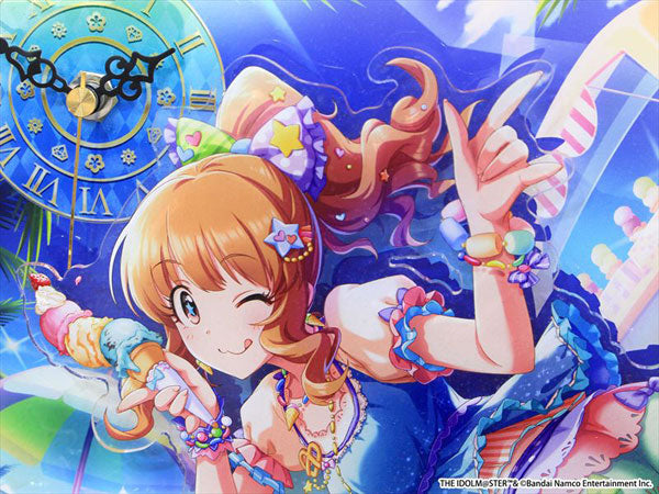 THE IDOLM@STER Cinderella Girls BIG Acrylic Table Clock Kirari Moroboshi MeroMero Summer + Ver. | animota