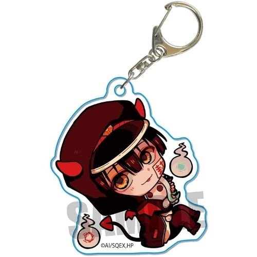 Acrylic Keychain Jibaku Shounen Hanako-kun Little Devil Hoodie ver. Hanako-kun (Angel Nene-chan Plush) | animota