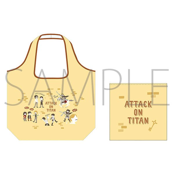 Attack on Titan Eco Bag Yuru Pallet | animota