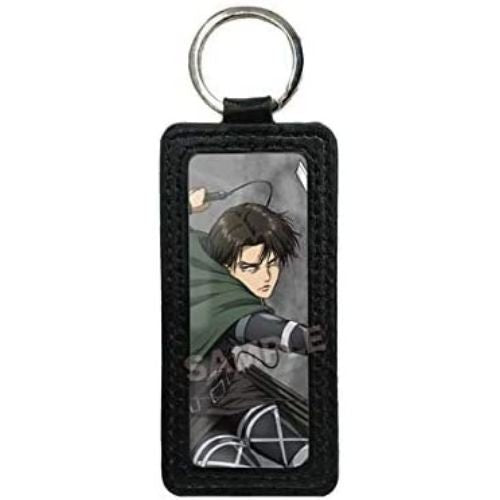 "Attack on Titan" Leather Keychain 06 Levi | animota