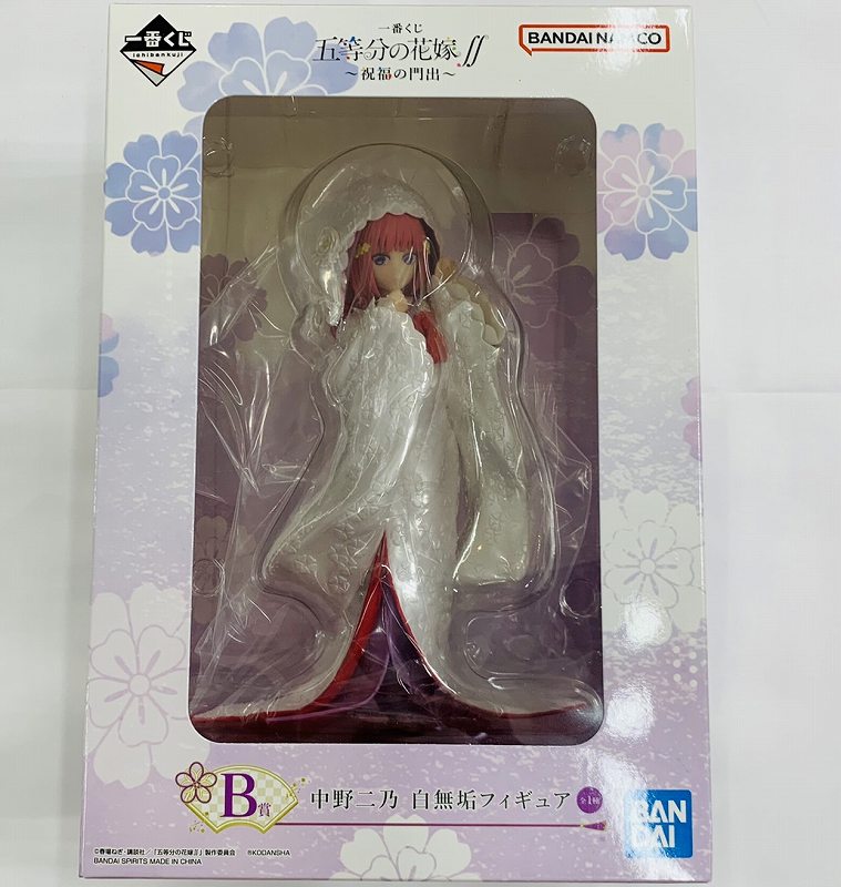 Ichiban Kuji 5 equal brides ∬ ∬ Blessing Kado -Nino Nakano White Pure Figure 62428 | animota