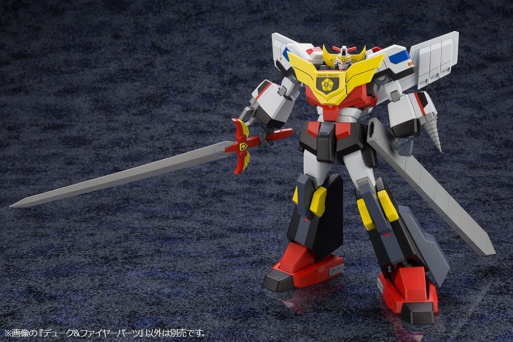 Brave Police J-Decker Duke & Fire Parts Plastic Model | animota