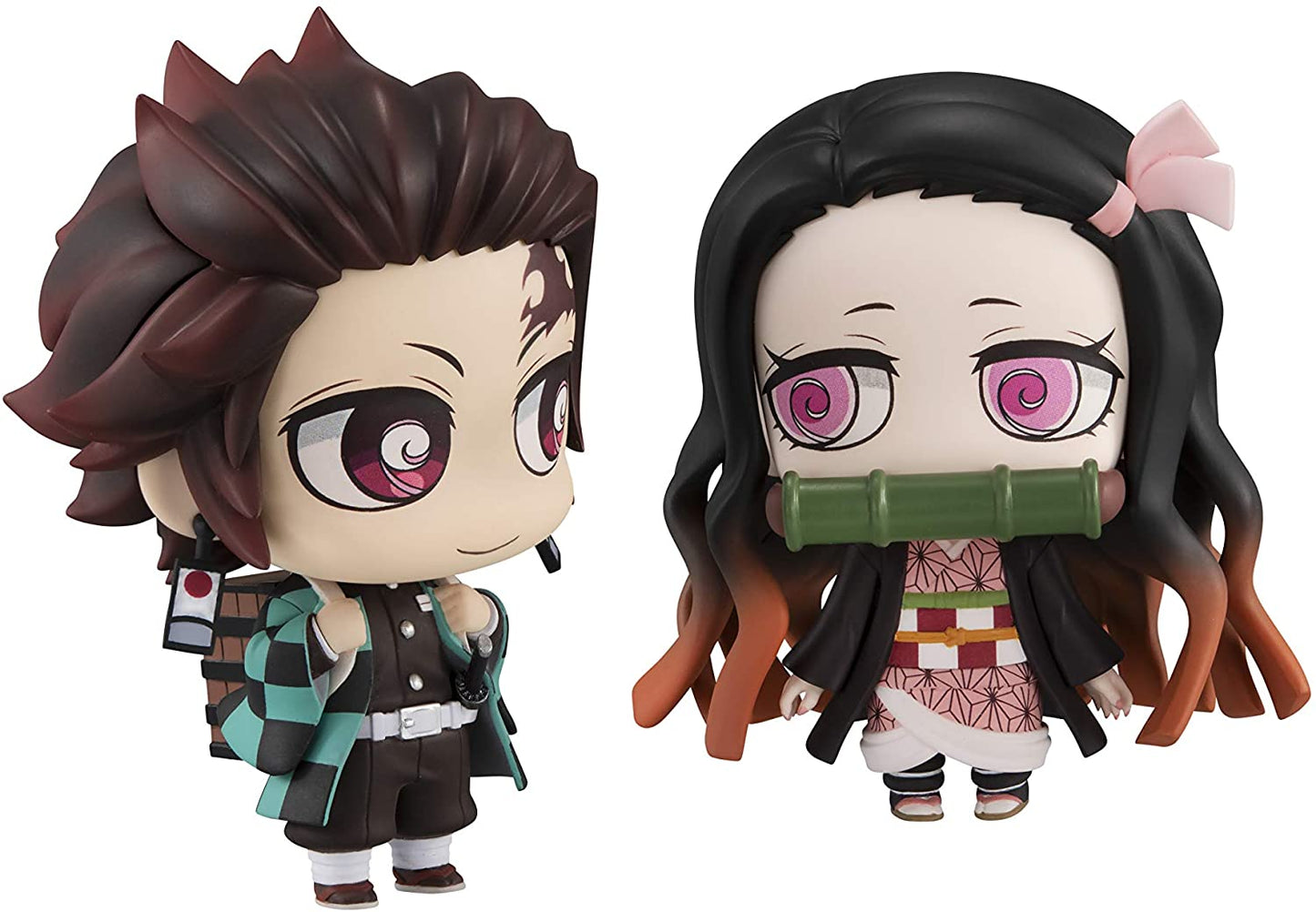 Chimi Mega Buddy Series! Demon Slayer: Kimetsu no Yaiba Tanjiro Kamado & Nezuko Nakayoshi Kyoudai Set | animota