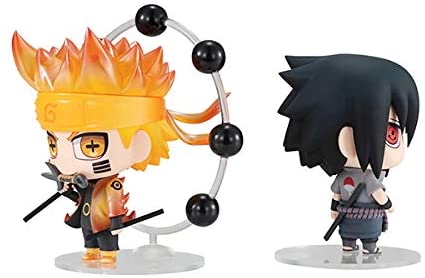 Chimi Mega Buddy Series ! No.003 NARUTO Shippuden Naruto Uzumaki & Sasuke Uchiha Great Ninja War Set | animota