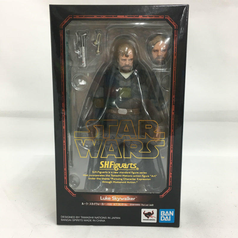 S.H.F Luke Skywalker -Battle of Crate Ver .- (Star Wars: The Last Jedi) | animota