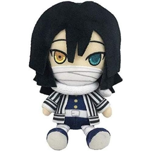 Demon Slayer: Kimetsu no Yaiba Chibi Plush Obanai Iguro | animota