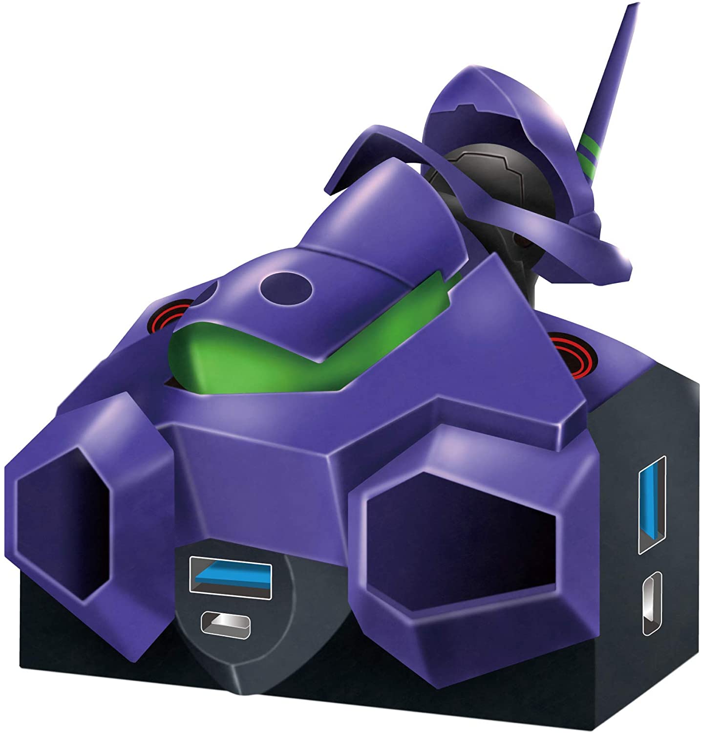 electroys Evangelion Unit-01 USB Hub | animota