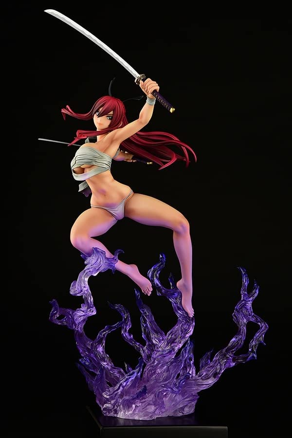 FAIRY TAIL Erza Scarlet Samurai -Kouen Banjou- ver. Jet Black 1/6 Complete Figure | animota