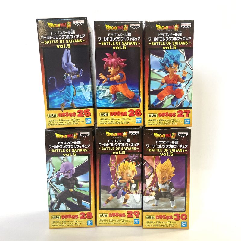 Dragon Ball Z World Collectable Figure -Battle of Saiyans -Vol.5 6 types set 82827 | animota