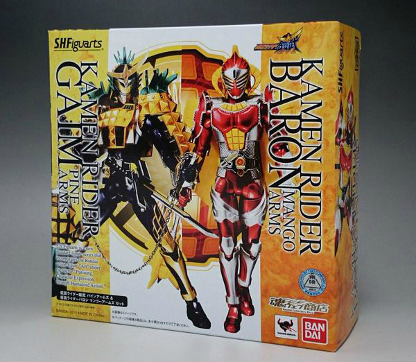 S.H.F Kamen Rider Gaimu Pine Arms & Kamen Rider Baron Mango Arms Set | animota