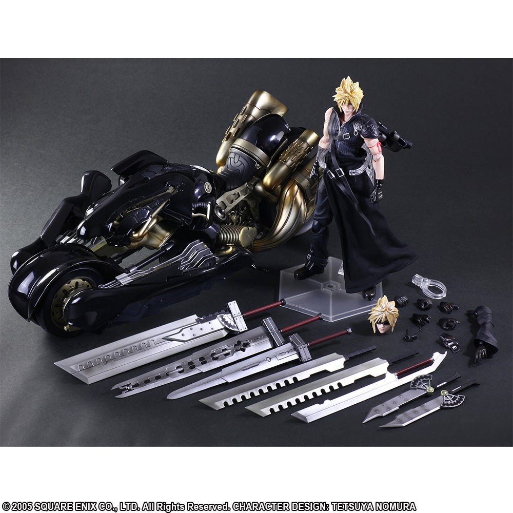 FINAL FANTASY VII ADVENT CHILDREN PLAY ARTS Kai Cloud Strife & Fenrir | animota