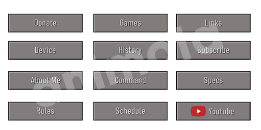 Minecraft-style panels for Twitch (Free) | animota