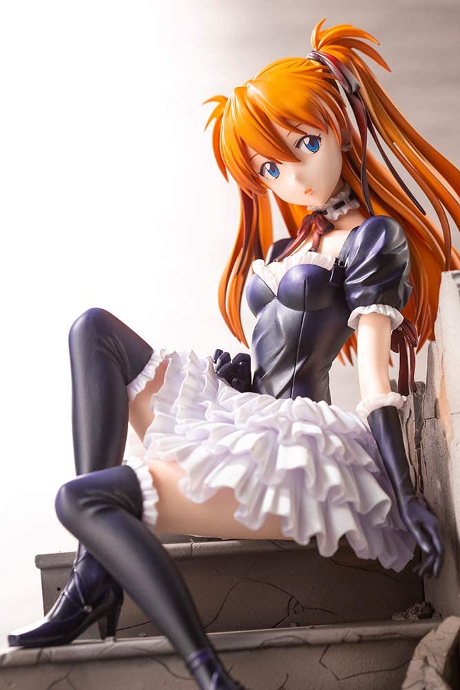 Neon Genesis Evangelion Asuka Langley Soryu -Gothic Lolita ver.-:RE 1/7 Complete Figure | animota