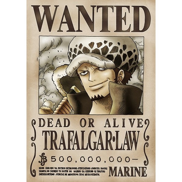 "One Piece" Characters Wanted Poster | animota