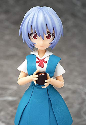Parfom R! Rebuild of Evangelion Rei Ayanami School Uniform Ver. Posable Figure | animota
