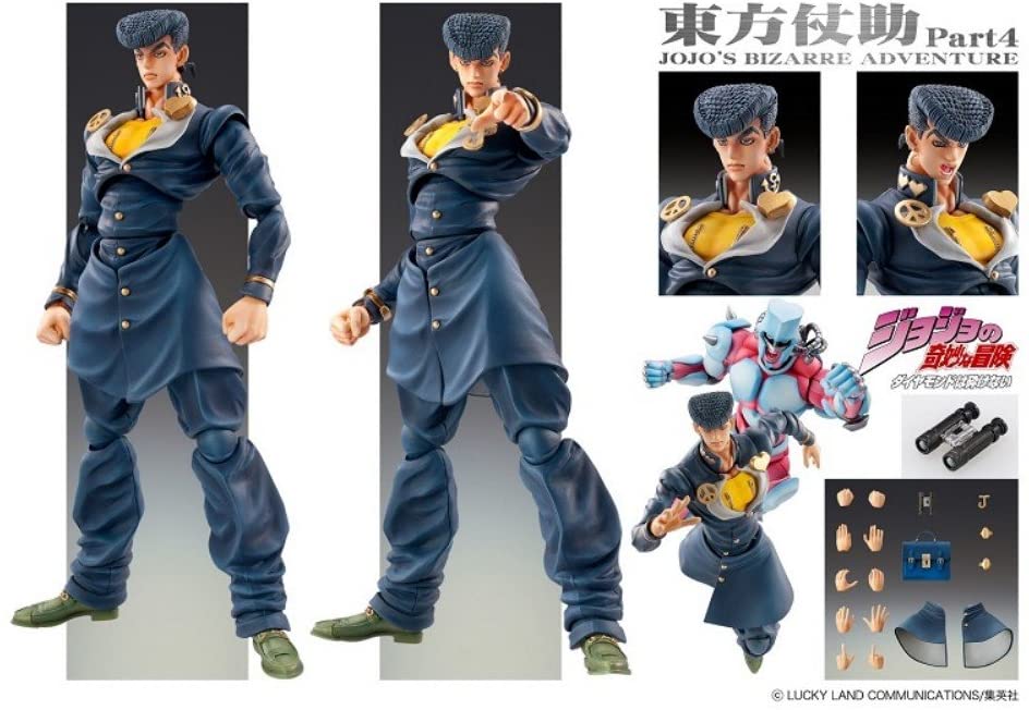 Super Action Statue JoJo's Bizarre Adventure Part.IV Josuke Higashikata (Hirohiko Araki Specified Color) | animota