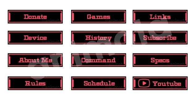 VALORANT-style panels for Twitch (Free) | animota