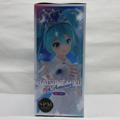 Sega Hatsune Miku Series SPM Super Premium Figure Hatsune Miku 15th Anniversary KEI Ver. 1059890 | animota