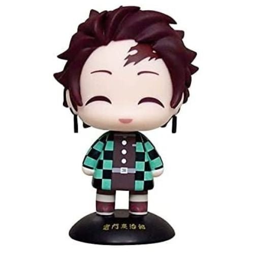 Yura-Yura Head Demon Slayer: Kimetsu no Yaiba 02 Tanjiro Kamado (Smiling) Complete Figure | animota