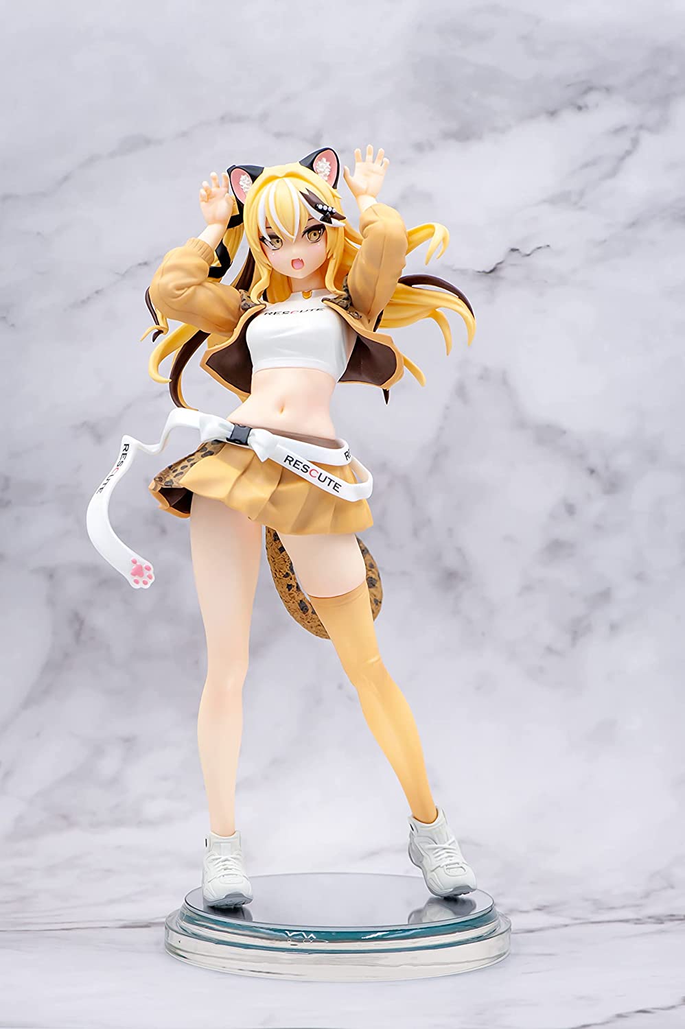 Zetsumetsukigudan RESCUTE NO.15 Shi Hu - Leopard cat - 1/7 Complete Figure | animota