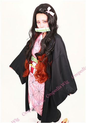 "Demon Slayer" Nezuko Kamado style cosplay wig | animota