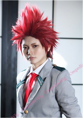 "My Hero Academia" Eijiro Kirishima style cosplay wig | animota