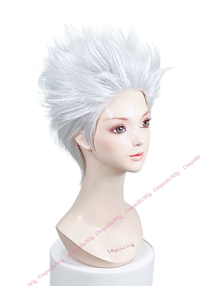 White hotsell spiky wig