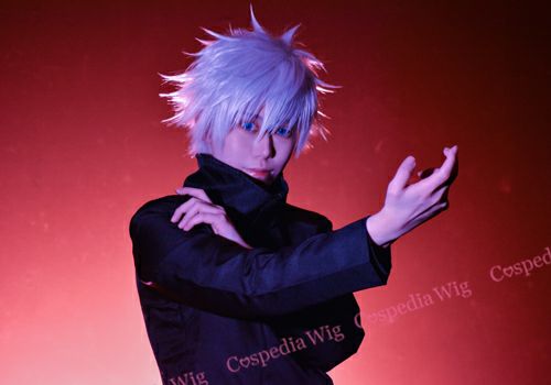 Jujutsu Kaisen Satoru Gojo Hair down ver. style cosplay wig animota