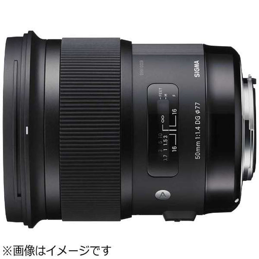 SIGMA Camera Lens 50mm F1.4 DG HSM Art Black [Sony A(Alpha) /Single Focal Length Lens]